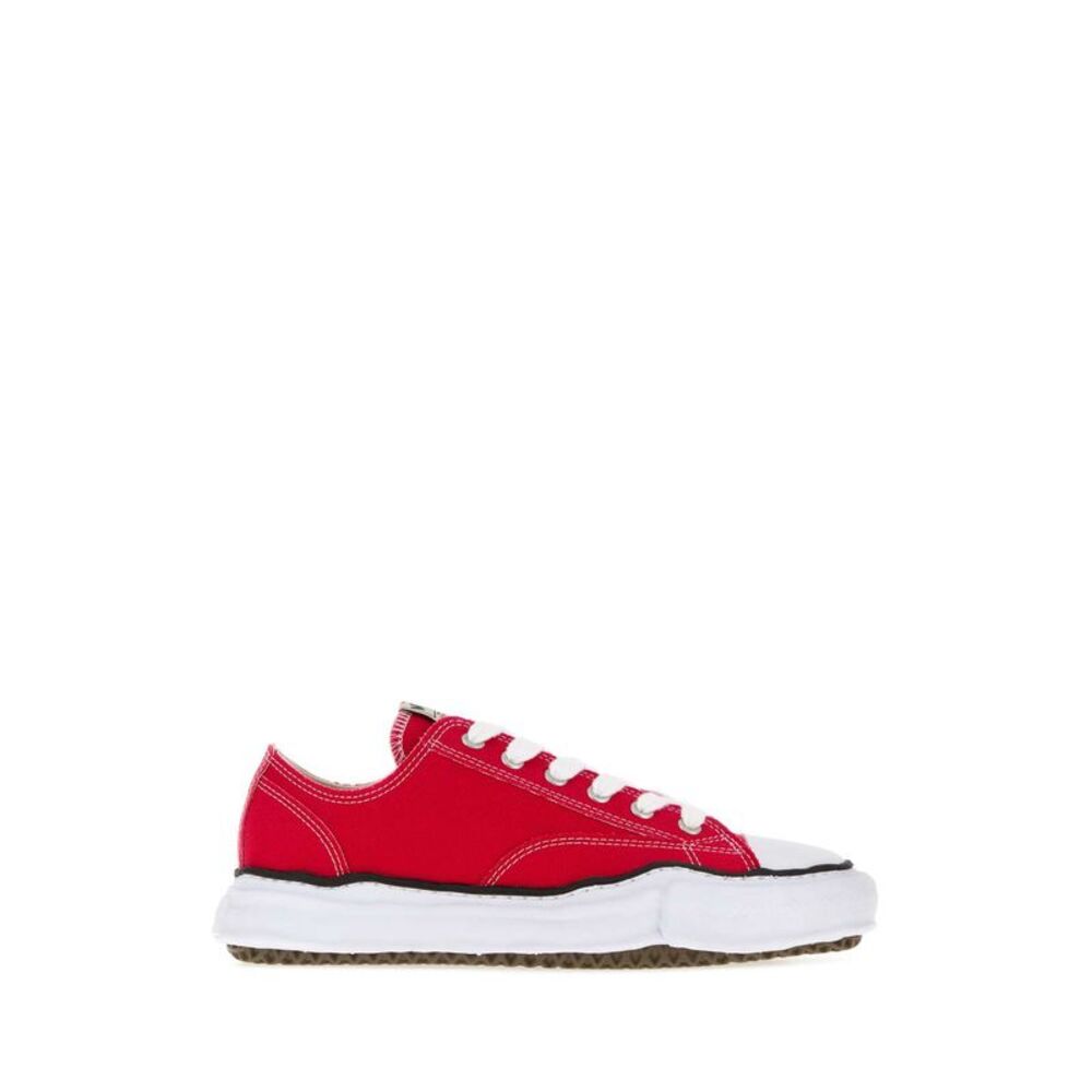 Maison Mihara Yasuhiro Men Red Canvas Peterson Sneakers